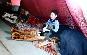 Besuch bei einer Nomadenfamilie in Sibirien