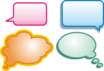Icons Sprechblasen